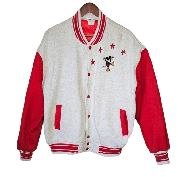 Mickey & Co Vintage Sweat Bomber Jacket Size  XL ,Extra Large - Picture 2 of 9